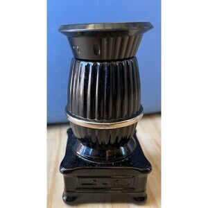 Avon Pot-Belly Stove Decanter Excalibur After Shave Empty vintage